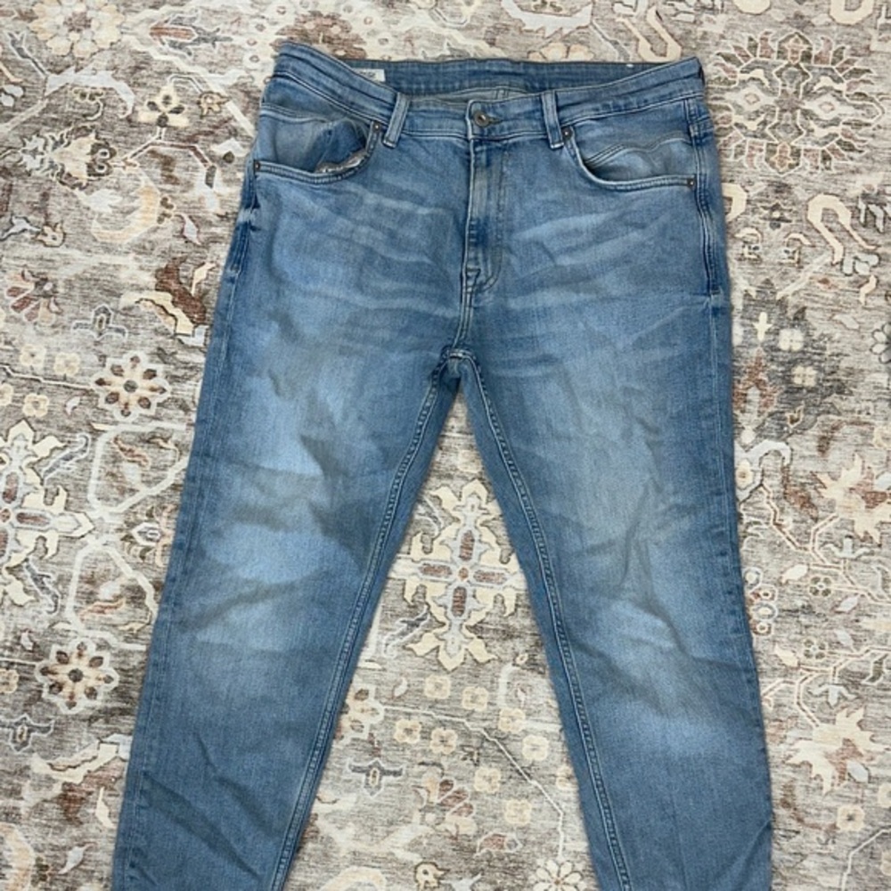 Zara Men's Light Blue Skinny Jeans